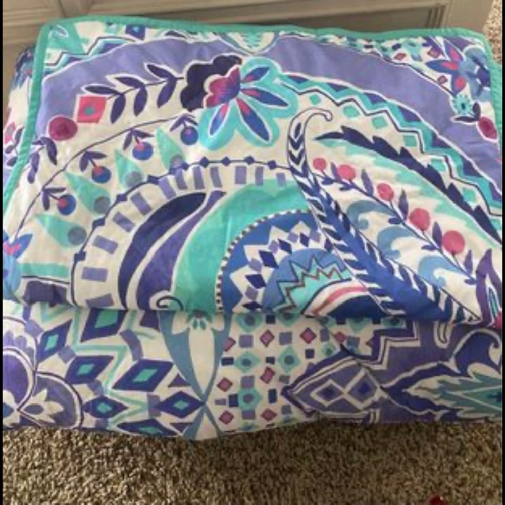 Pottery Barn Teen comforter and sham set Sz TWIN